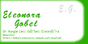 eleonora gobel business card